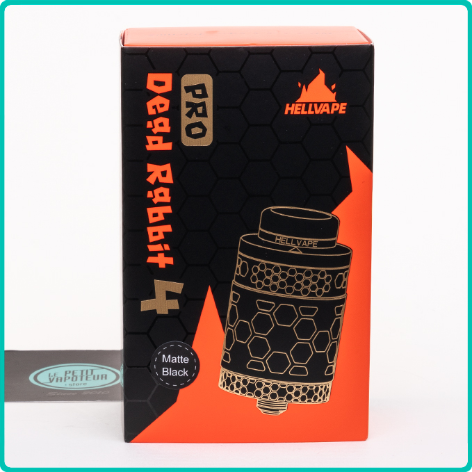 Packaging de l'Atomiseur Dead Rabbit 4 Pro RTA Hellvape
